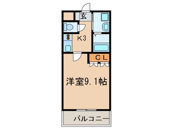 エバ－ラスティング輝Ｂの物件間取画像